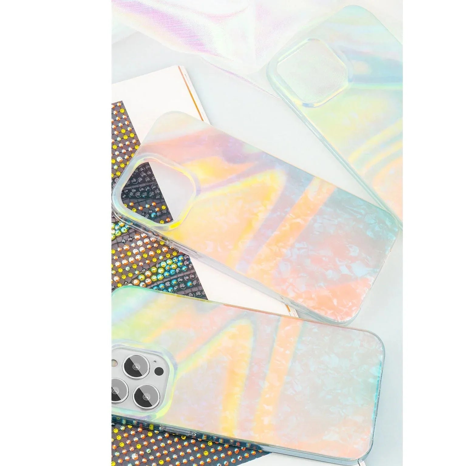 iPhone 13 Pro Kingxbar Shell Series Case - Clear - Tashqila iPhone 13 Pro Kingxbar Shell Series Case - Clear - Tashqila